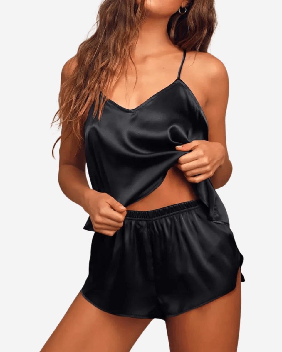 Ensemble de nuit Nuisette & Short en Satin - MyJolieNuisette